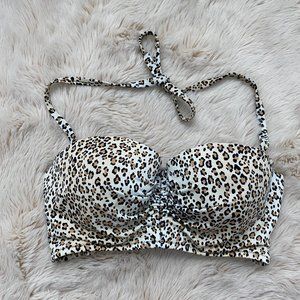 Victoria’s Secret Leopard Print Bikini Top
